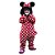 Pijama Macacão Kigurumi com Capuz Minnie Infantil 3 a 4 anos - Imagem 1