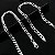 Combo Pulseira Grumet 5mm + Pulseira 3×1 5mm - Imagem 1