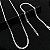 Conjunto Grumet Corrente 2mm 70cm + Pulseira 3mm - Imagem 1