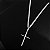 Kit Grumet 2mm 60cm + Pingente Crucifixo Palito Liso - Imagem 6