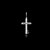 Pingente Crucifixo Liso com Detalhes - Imagem 1
