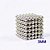 Neocube Cubo Magnético 216 Esferas 3mm - Prata - Imagem 1