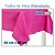 Toalha de Mesa Perolada Lisa Pink - 10 unidades - 80cm x 80cm - Imagem 1