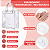 Kit Sacola Pvc Transparente Liso 15 X 20 X 7cm - 6 Unid - Imagem 6