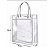 Kit Sacola Pvc Transparente Liso 20 X 20 X 7cm - 12 Unid - Imagem 10