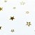 Saco Decorado Estrelas Ouro Plastico PP - Medidas Variadas - Imagem 3