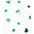 Saco Decorado Coração Verde Escuro Plastico PP - Medidas Variadas - Imagem 3