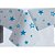 Toalha de Mesa Plástico Estrela Azul Claro - 10 un - Medidas Variadas - Imagem 1