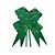 Laço Pronto Borboleta Fio Dourado Verde Bandeira - 10 unidades - Medidas Variadas - Imagem 1