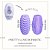 MASTURBADOR EGG PRETTY LOVE ROMANTIC ROXO - Imagem 1