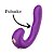 VIBRADOR DE PONTO G E CLITÓRIS COM ESTIMULADOR - LOW 3 - Imagem 2