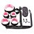 KIT BONDAGE PRETO COM ROSA - Imagem 1