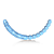 PÊNIS DUPLO EM SILICONE AZUL COM ESFERAS E GLANDE 44CM X 3,3CM - Imagem 2