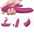 VIBRADOR DE PONTO G E CLITÓRIS COM VAI E VEM / IMPULSO - LIGHTERS - Imagem 2