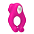 VIBRADOR PENIANO COM ESTIMULADOR DE CLITÓRIS - LICK RING - MIRIAM - ALWUP - Imagem 2