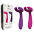 VIBRADOR DE PONTO G E CLITÓRIS COM ESTIMULADOR DE MAMILOS - ALWUP - Imagem 1