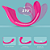 VIBRADOR DE CASAL RECARREGÁVEL C/ CONTROLE - RIBBON PRO - Imagem 3