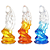 PLUG ANAL MASTER EM SILICONE COLORIDO - DILDO - 22 X 6,7 CM - Imagem 1