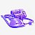 KIT SADO ERÓTICO - BANDAGE 3 ROXO - Imagem 1