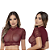 CROPPED EM TULE COM DETALHES EM RENDA - Imagem 1