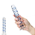 PLUG ANAL EM VIDRO COM ESPIRAL AZUL EM ALTO RELEVO - Imagem 1