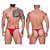 CUECA FIO DENTAL EM SUPLEX VERMELHO - Imagem 1