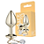 PLUG DOURADO M COM PINGENTE - Imagem 1