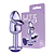PLUG ROXO PÊNIS COM PEDRA ROXA - Imagem 1