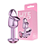 PLUG ROSA PÊNIS COM PEDRA ROSA - Imagem 1