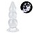 PLUG ANAL EM SILICONE - ESCALONADO - 22,0 X 10,0 CM - Imagem 1