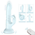 VIBRADOR DE PONTO G E CLITÓRIS COM VAI E VEM E CONTROLE REMOTO - BLUE EYES RCT - S-HANDE - Imagem 1