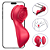 VIBRADOR DE CALCINHA FORMATO DE ROSA POR APP - PARATY - Imagem 1