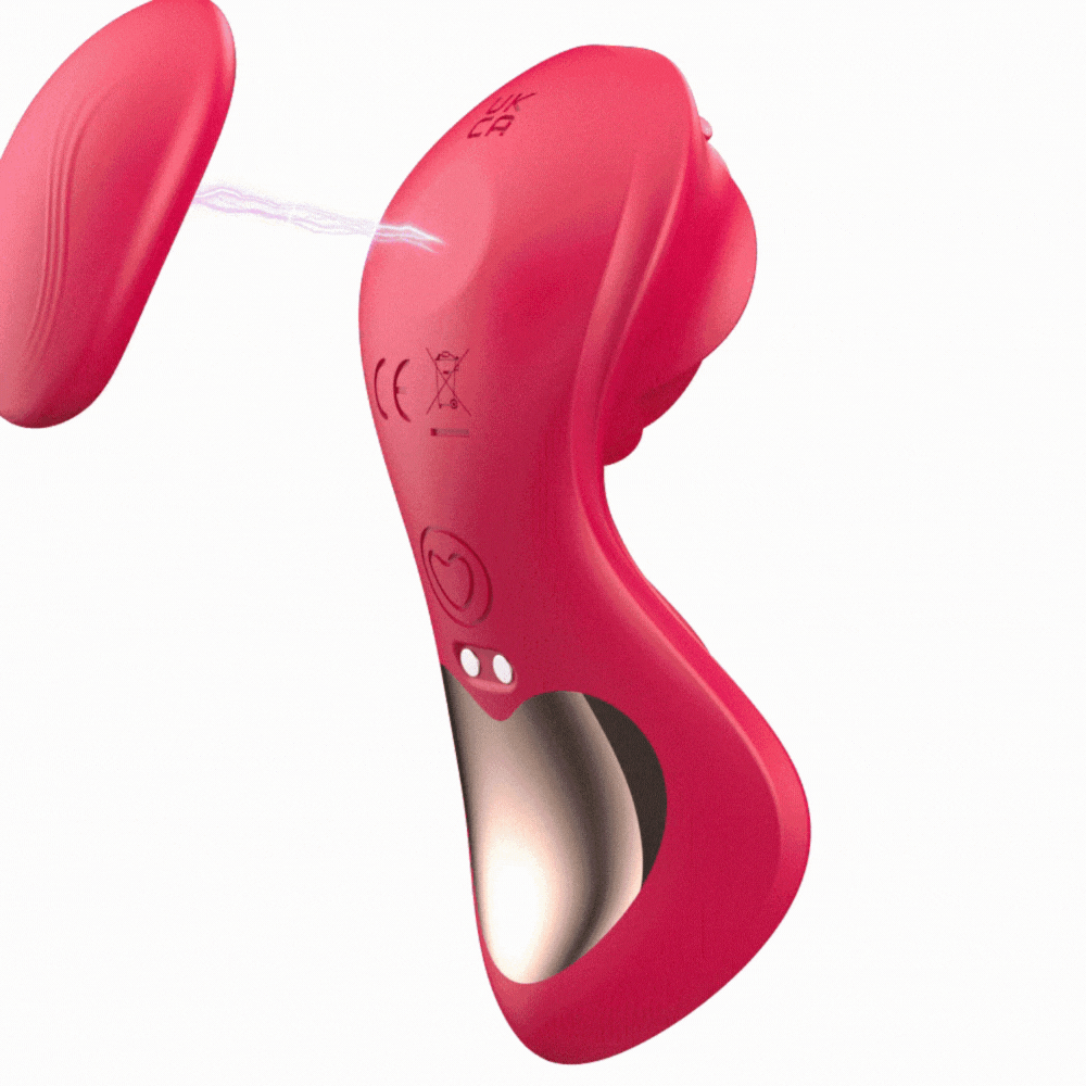 VIBRADOR DE CALCINHA FORMATO DE ROSA POR APP - PARATY - Imagem 2
