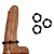 KIT COM 3 ANEIS PENIANOS - 3,7CM SI - Imagem 1
