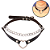 CHOCKER REBITE - COLEIRA COM CORAÇÃO E CORRENTE - SI - Imagem 1