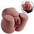 MASTURBADOR MASCULINO FORMATO DE BUNDA COM VAGINA E ÂNUS - 14,5 X 10,5 CM - Imagem 1