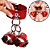 ALGEMAS COM COLEIRA - VERMELHO - SI - Imagem 1
