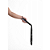 CHICOTE EM CORDAS PRETO - 50 CM - Imagem 1