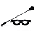 CHICOTE COM MASCARA SIMPLES - Imagem 1