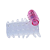 VIBRADOR MEIA CAPA TRANSPARENTE - Imagem 1