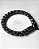 Pulseira modelo tijolinho em aço inoxidável Negro - Imagem 3