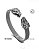 Pulseira modelo cobra em aço inoxidável - Imagem 1