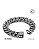 Pulseira masculina cubana folhas retrô - Imagem 6