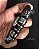 Pulseira masculina couro legítimo em aço inoxidável - Imagem 4