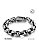 Pulseira viking punk aço inoxidável - Imagem 1