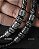 Pulseira masculina viking couro black em aço inoxidável - Imagem 6