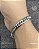 Pulseira Masculina corrente de elos Cartier trançados em aço inoxidável - Imagem 3