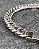 Pulseira Masculina corrente de elos Cartier trançados em aço inoxidável - Imagem 5