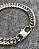 Pulseira Masculina corrente de elos Cartier trançados em aço inoxidável - Imagem 1