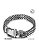 Pulseira Bracelete Masculino De Aço Maciço - Imagem 1